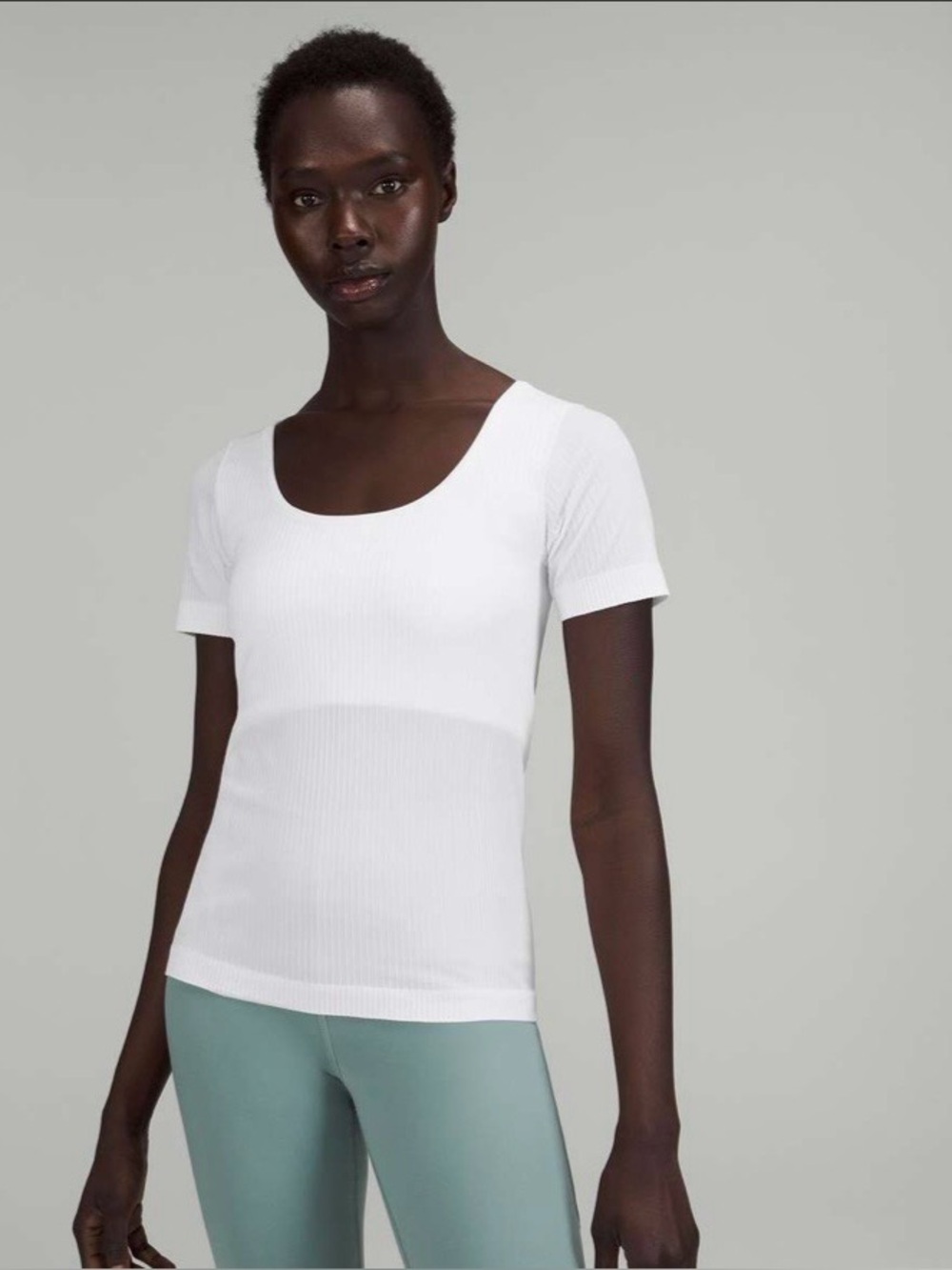 Lululemon Ebb to Street Short Sleeve Shirt White